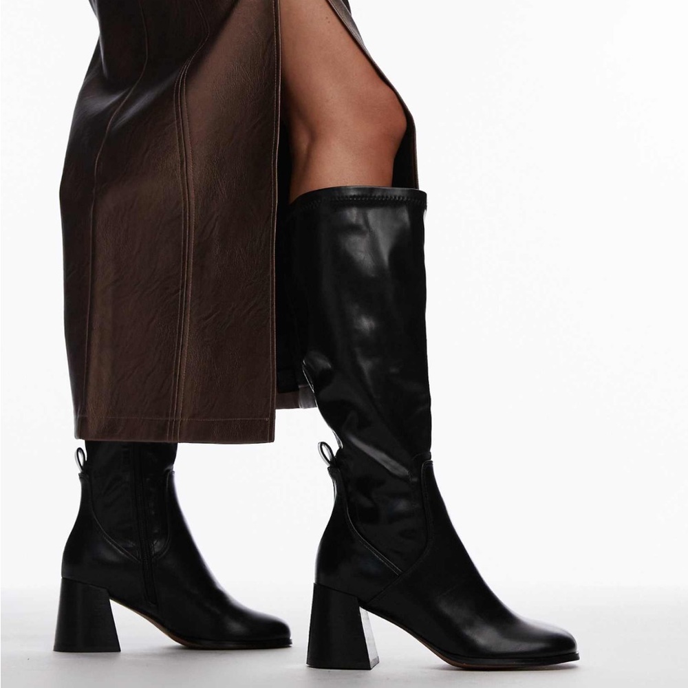 Topshop Ren knee-high heeled boots